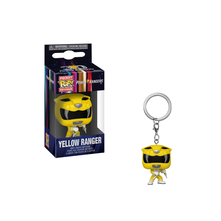Funko Keychain: Power Rangers - Yellow Ranger