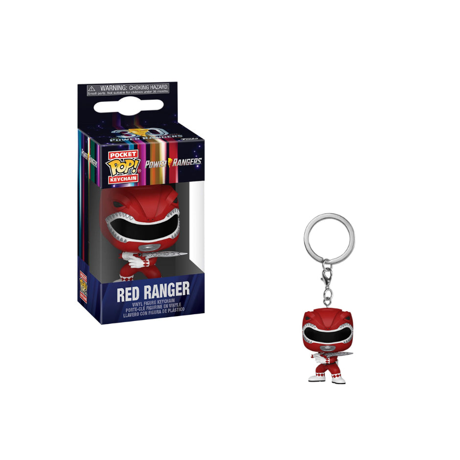 Funko Keychain: Power Rangers - Red Ranger