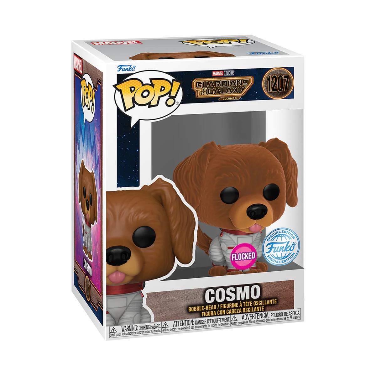 Funko Pop! Marvel: Guardians of the Galaxy 3 - Cosmo (Flocked) (Special Edition)