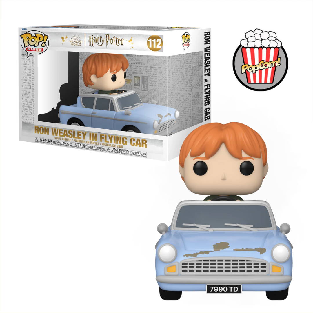 Funko Pop! Ride SUPDLX:  Harry Potter CoS 20th- Ron with Car