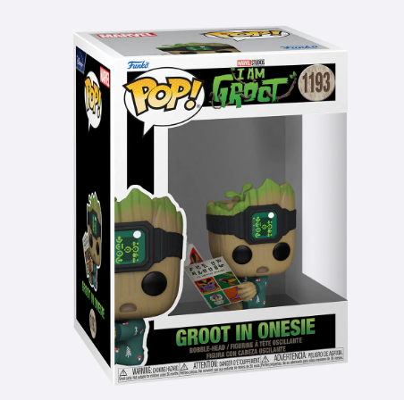 Funko Pop! Marvel- I am Groot - Groot (Pajama with Book)
